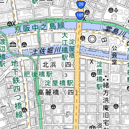 大阪市の地図 場所 地図ナビ