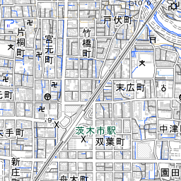 茨木市の地図 場所 地図ナビ