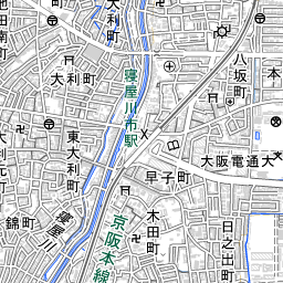 寝屋川市の地図 場所 地図ナビ