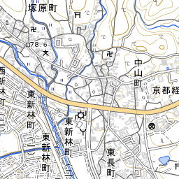 京都府向日市物集女長野 国勢調査町丁 字等別境界データセット