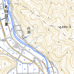 名田庄村の地図 場所 地図ナビ