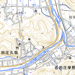 名田庄村の地図 場所 地図ナビ