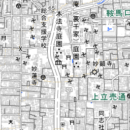 京都府京都市上京区 国勢調査町丁 字等別境界データセット