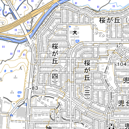 渋谷川 [8606040419] 淀川水系 地図 | 国土数値情報河川データセット