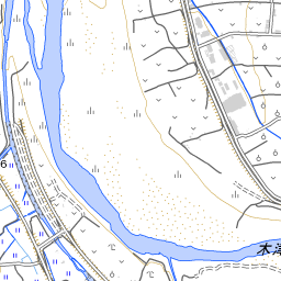 井関川放水路 [8606041446] 淀川水系 地図 | 国土数値情報河川データセット