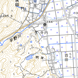 平野川 淀川水系 地図 国土数値情報河川データセット