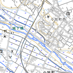 名前川 朝明川水系 地図 国土数値情報河川データセット