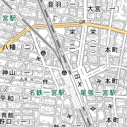 一宮市の地図 地図ナビ