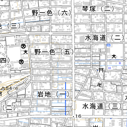 岩地川 [8505090029] 木曽川水系 地図 | 国土数値情報河川データ