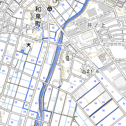 朝鮮川 高浜川水系 国土数値情報河川データセット