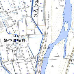 樋橋川 [8404080039] 神通川水系 地図 | 国土数値情報河川データセット