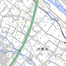 富山県魚津市六郎丸 国勢調査町丁 字等別境界データセット