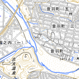 Amazon.co.jp: 0342明治期静岡お遍路古地図「志太郡新四国八十八