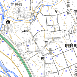 山梨県北杜市明野町上手永井 国勢調査町丁 字等別境界データセット