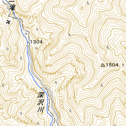 山木川 [8404031282] 信濃川水系 地図 | 国土数値情報河川データ