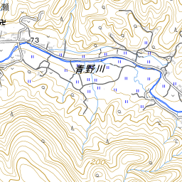 奥山川 [2200240007] 青野川水系 地図 | 国土数値情報河川データ