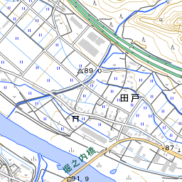 543616 白山 （はくさん Hakusan）, 地形図 Map by Pacific