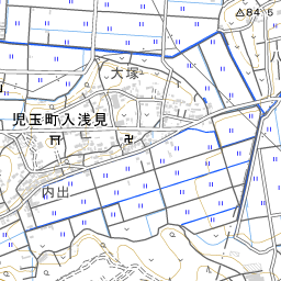 埼玉県本庄市児玉町児玉 [11211054008] | 国勢調査町丁・字等別境界