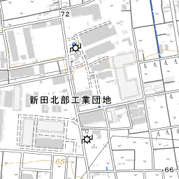 群馬県太田市新田市野倉町 (102051790) | 国勢調査町丁・字等別境界 