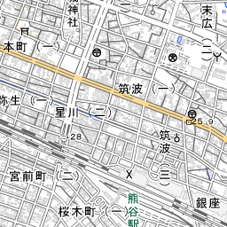 熊谷市の地図 場所 地図ナビ