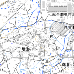 埼玉県川越市大字増形 国勢調査町丁 字等別境界データセット