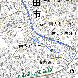 東京都町田市本町田 (13209032091) | 国勢調査町丁・字等別境界