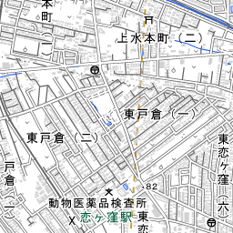 国分寺市 東京都 の地図 場所 地図ナビ