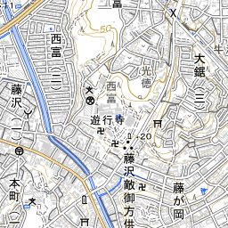 藤沢市の地図 場所 地図ナビ