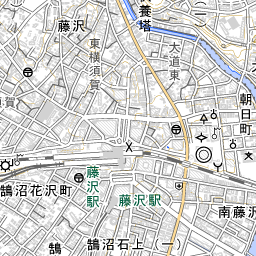 藤沢市の地図 場所 地図ナビ