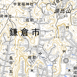 鎌倉市の地図 場所 地図ナビ