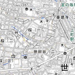 世田谷区の地図 場所 地図ナビ