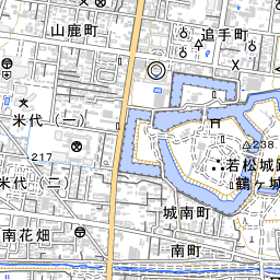 会津若松市の地図 場所 地図ナビ