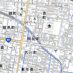 幕末会津若松城下地図