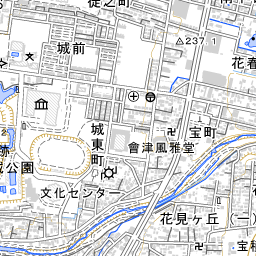 幕末会津若松城下地図