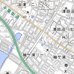 習志野市の地図 場所 地図ナビ