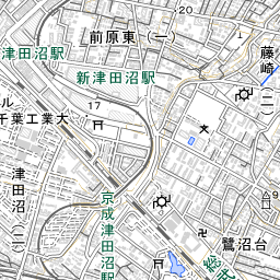 習志野市の地図 場所 地図ナビ