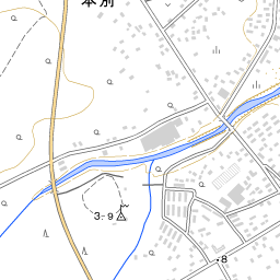 鹿部町の地図 地図ナビ