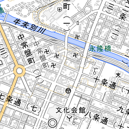 旭川市の地図 場所 地図ナビ