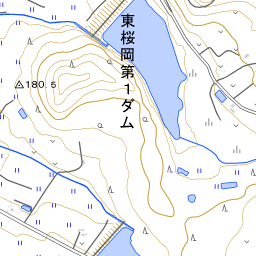 桜川 [8101030455] 石狩川水系 地図 | 国土数値情報河川データセット