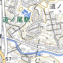 道ノ尾駅 周辺の地図 地図ナビ