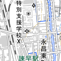 諫早駅 周辺の地図 地図ナビ