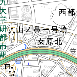 九大学研都市駅 周辺の地図 地図ナビ