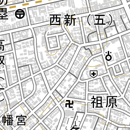 西新駅 周辺の地図 地図ナビ