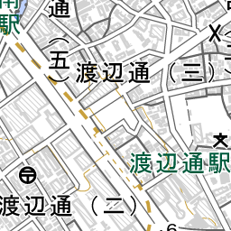 天神南駅 周辺の地図 地図ナビ