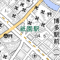 博多駅 周辺の地図 地図ナビ