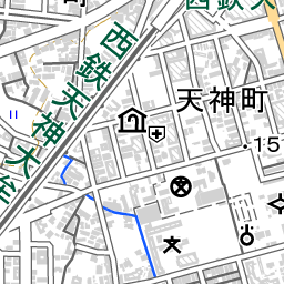 西鉄久留米駅 周辺の地図 地図ナビ