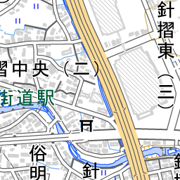 朝倉街道駅 周辺の地図 地図ナビ