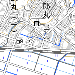 赤間駅 周辺の地図 地図ナビ