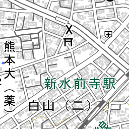 新水前寺駅 周辺の地図 地図ナビ