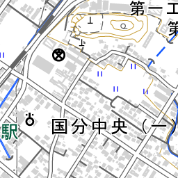 国分 鹿児島 駅 周辺の地図 地図ナビ